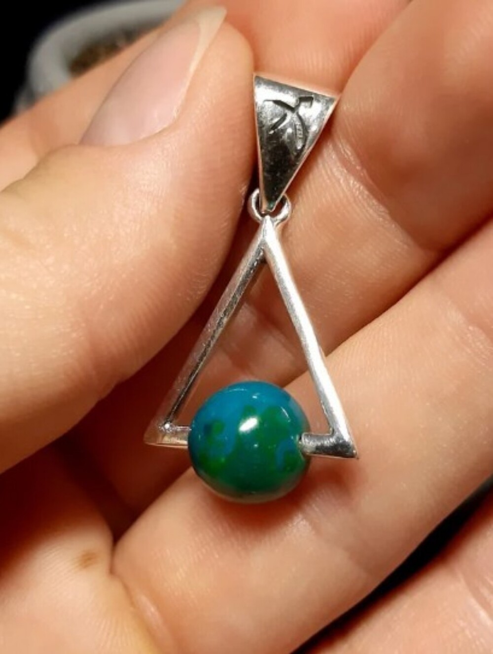 ♐Sagittarius Pendant Sterling Silver Turquoise